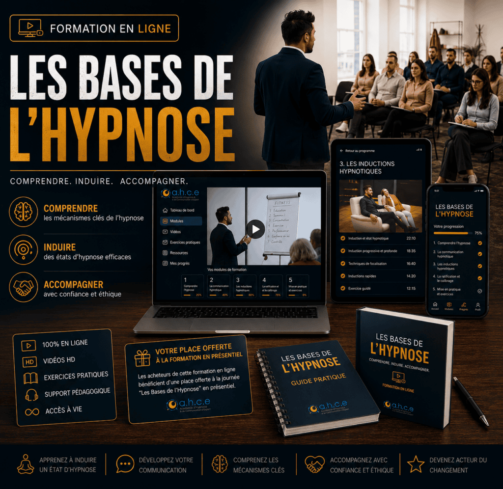 Formations en ligne AHCE - Bases de l'Hypnose