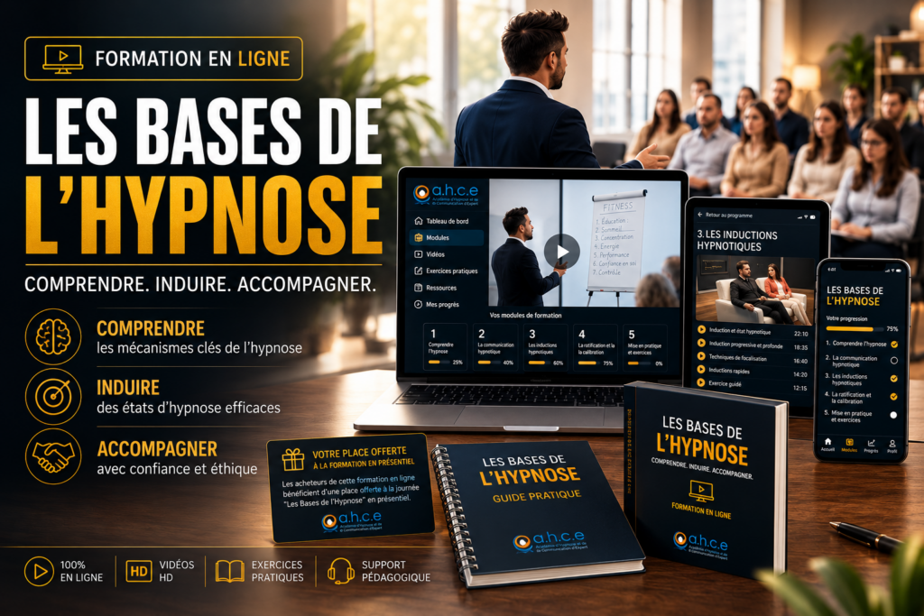 Formation en ligne les base de l'Hypnose en ligne