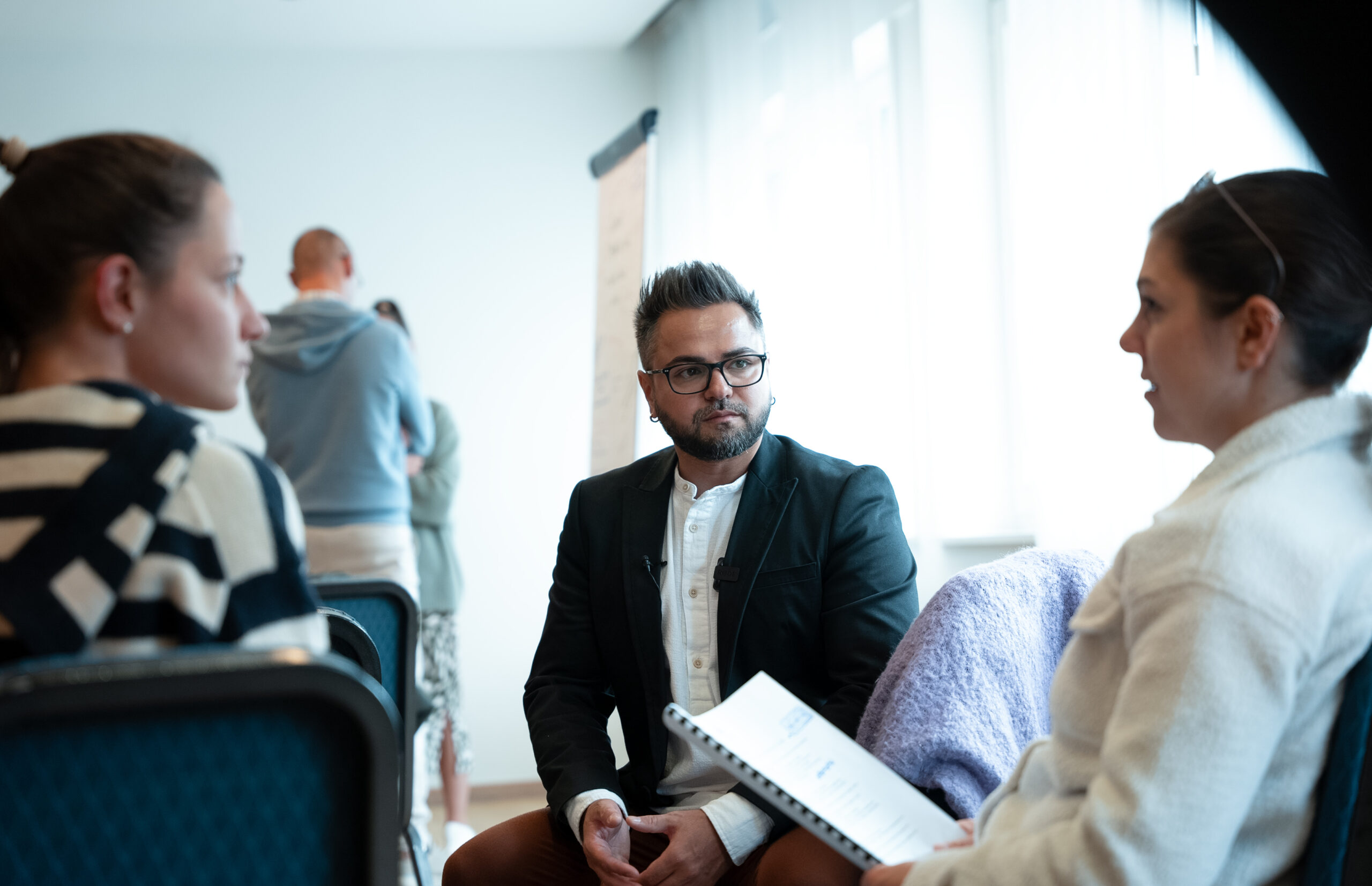 Les étudiants en formation d'hypnose