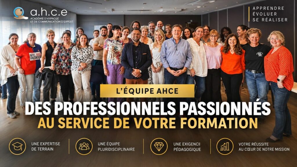 L'Equipe de l'AHCE composée de professionnels